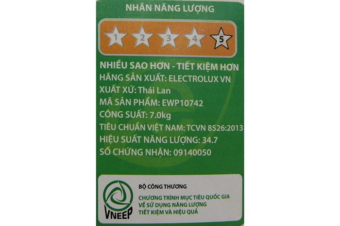 Máy giặt Electrolux 7 kg EWP10742