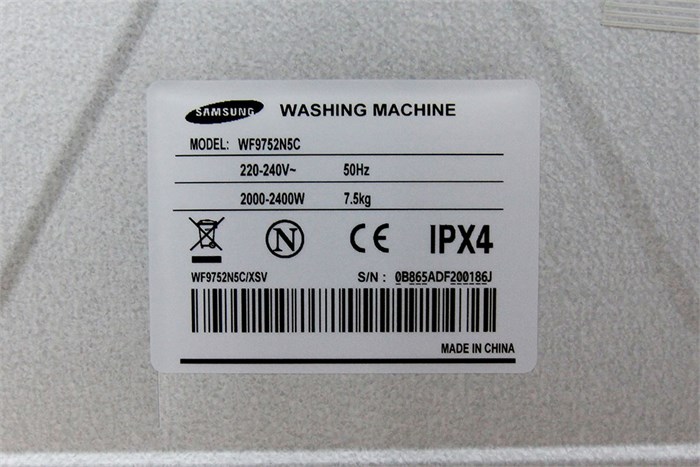 Máy giặt Samsung WF9752N5C 7.5 kg