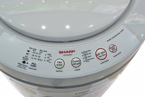 Sharp ES-N820EV 8.2 kg Lồng đứng