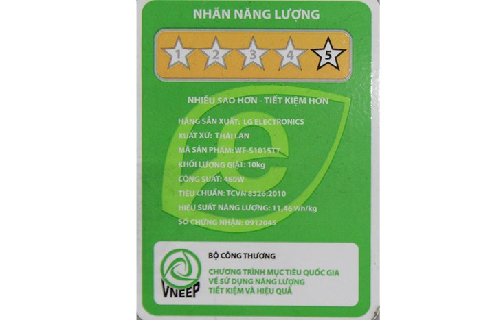 Máy giặt LG 10 kg WF-S1015TT