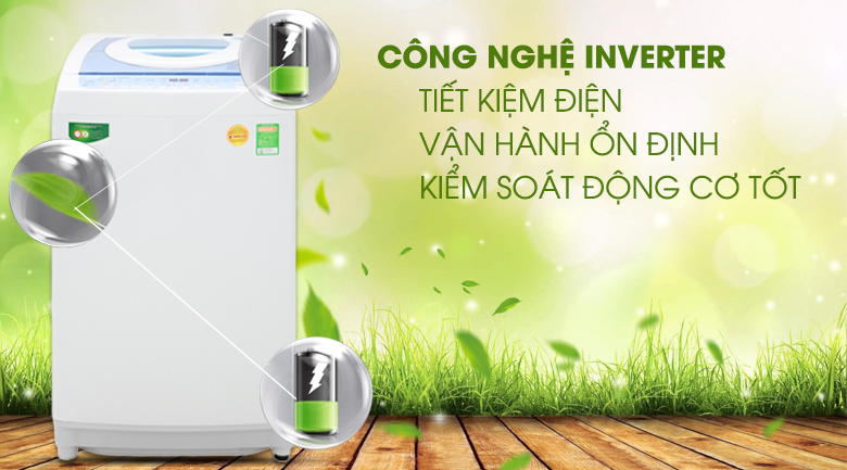 Công nghệ Inverter - Máy giặt Toshiba Inverter 9kg AW-DC1005CV