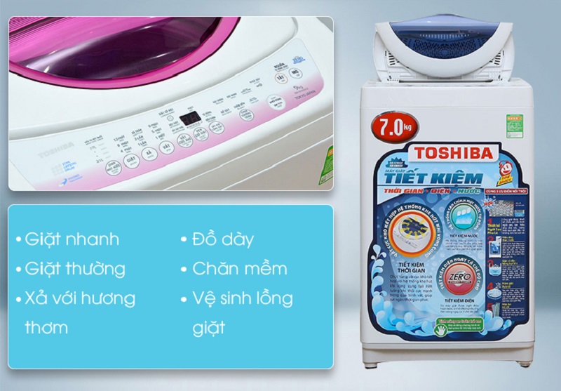 Đa dạng chương trình giặt Đa dạng chương trình giặt