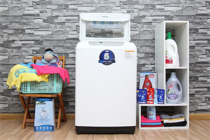 Máy giặt Samsung 9 kg WA90F5S3QRW Màu Trắng