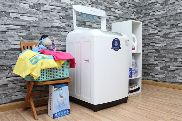 Máy giặt Samsung 9 kg WA90F5S3QRW Màu Trắng
