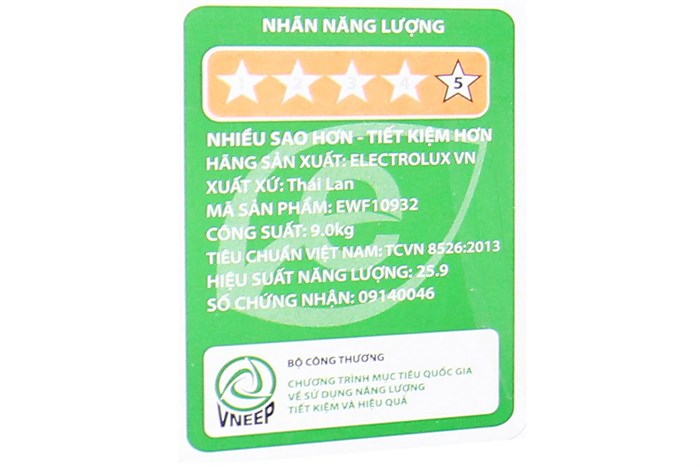 Máy giặt Electrolux EWF10932 9kg