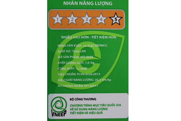 Máy giặt LG 7 kg WD-8600