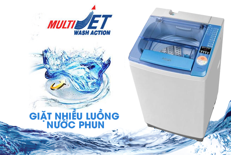 Chế độ giặt nhiều luồng nước phun đặc biệt Chế độ giặt nhiều luồng nước phun đặc biệt