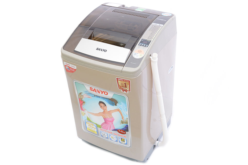 Máy giặt Sanyo ASW-U700Z1T 7kg Màu Vàng đồng
