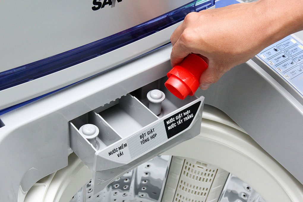 Máy giặt Sanyo ASW-U700Z1T 7kg Màu Bạc