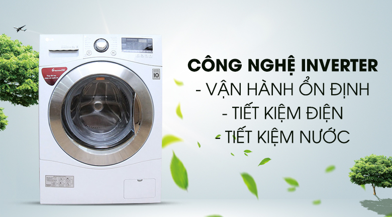 Máy giặt LG Inverter 8 kg WD-14660