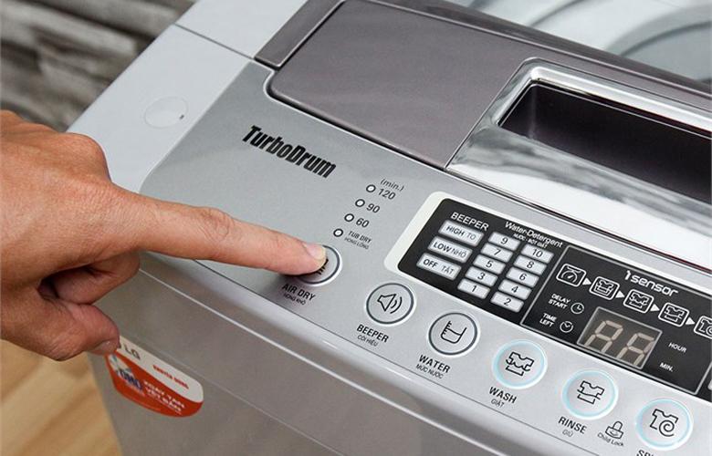 Máy giặt có 8 chế độ giặt tiện lợi