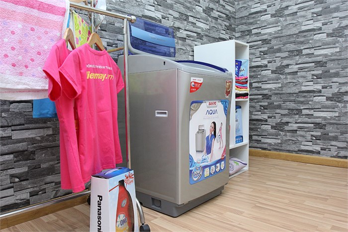 Máy giặt Sanyo 9kg ASW-DQ900ZT Màu Bạc