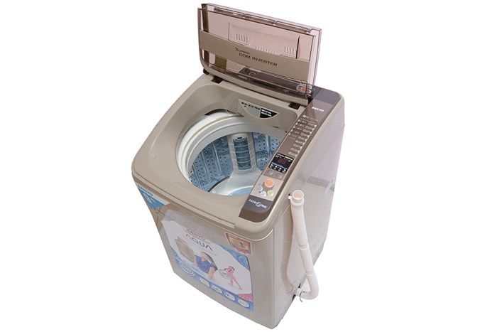 Máy giặt Sanyo 9kg ASW-DQ900ZT Màu Vàng đồng