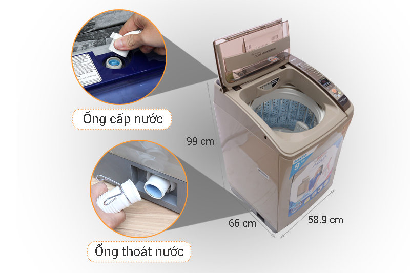 Máy giặt Sanyo ASW-DQ900ZT