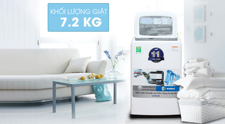 Máy giặt Samsung 7.2 kg WA72H4200SW/SV