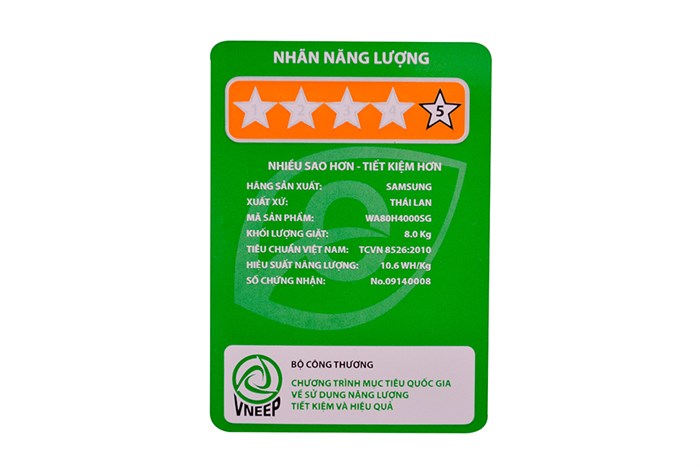 Máy giặt Samsung 8 kg WA80H4000SG/SV