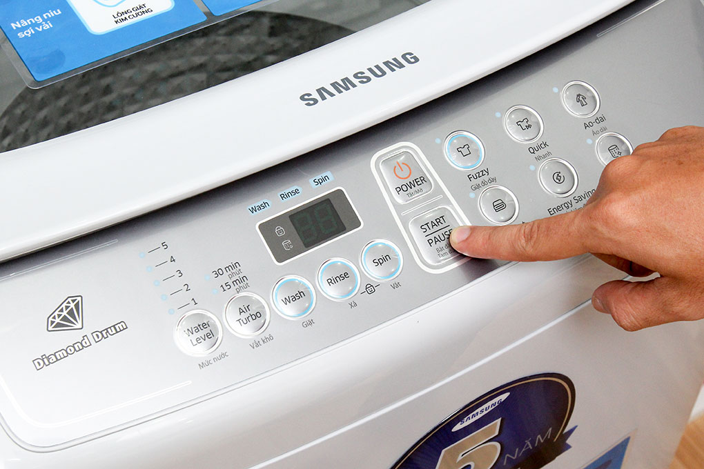 Máy giặt Samsung 8 kg WA80H4000SG/SV Màu Xám