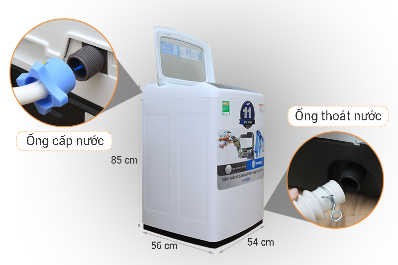 Máy giặt Samsung 8.2 kg WA82H4200SW/SV