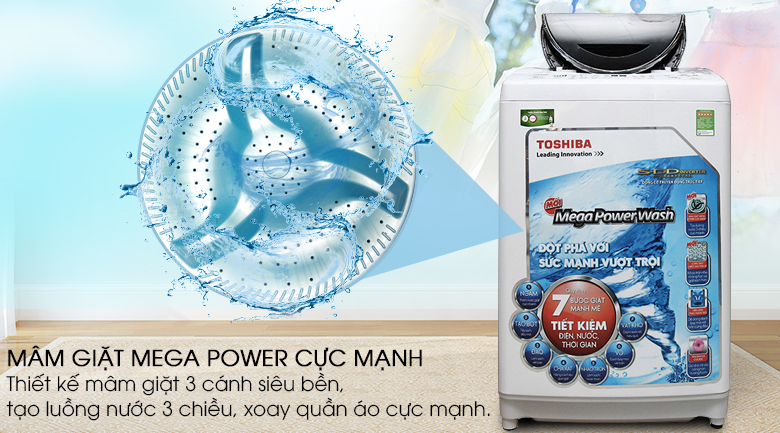 Máy giặt Toshiba Inverter 12kg AW-DC1300WV
