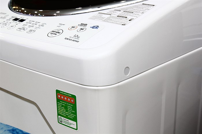 Máy giặt Toshiba Inverter 12kg AW-DC1300WV Màu Trắng