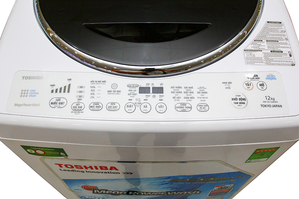 Máy giặt Toshiba 12kg AW-DC1300WV