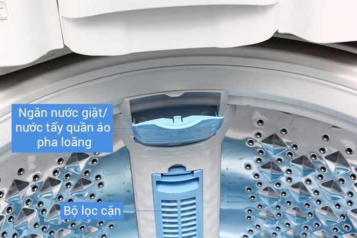 Máy giặt Toshiba Inverter 12kg AW-DC1300WV Màu Trắng