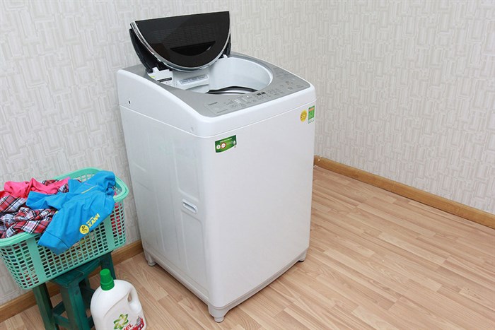 Máy giặt Toshiba Inverter 14kg AW-DC1500WV Màu Trắng