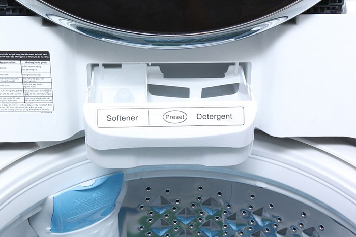 Máy giặt Toshiba Inverter 14kg AW-DC1500WV Màu Trắng