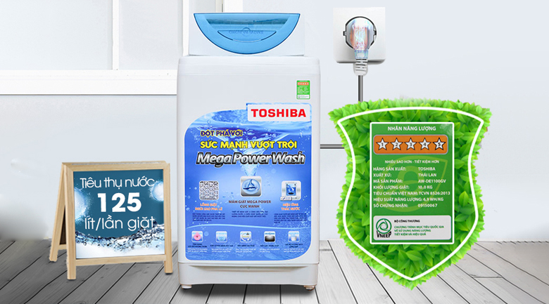 Máy giặt Toshiba 8.2kg AW-E920LV WB