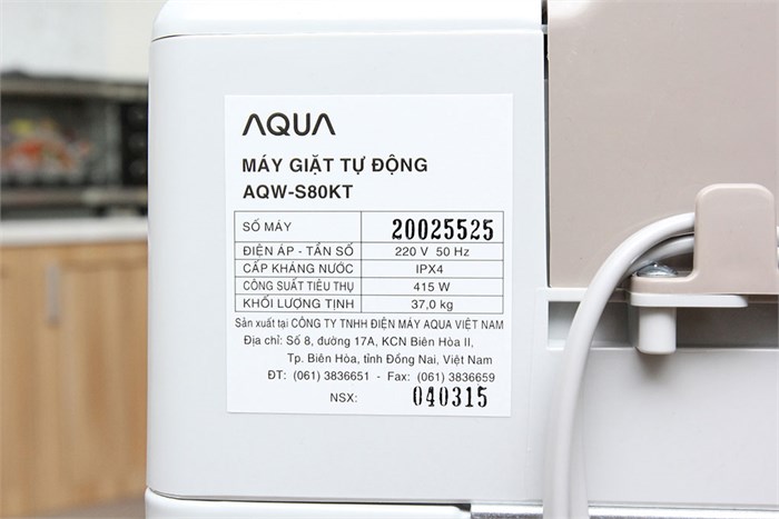 Máy giặt AQUA 8kg AQW-S80KT