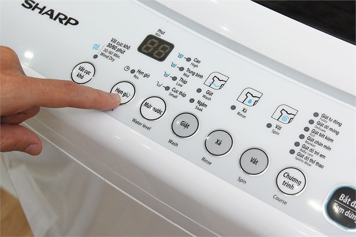 Máy giặt Sharp 8kg ES-S800EV