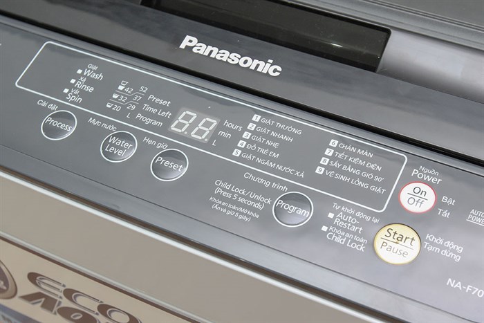 Máy giặt Panasonic 7 kg NA-F70VB6HDK