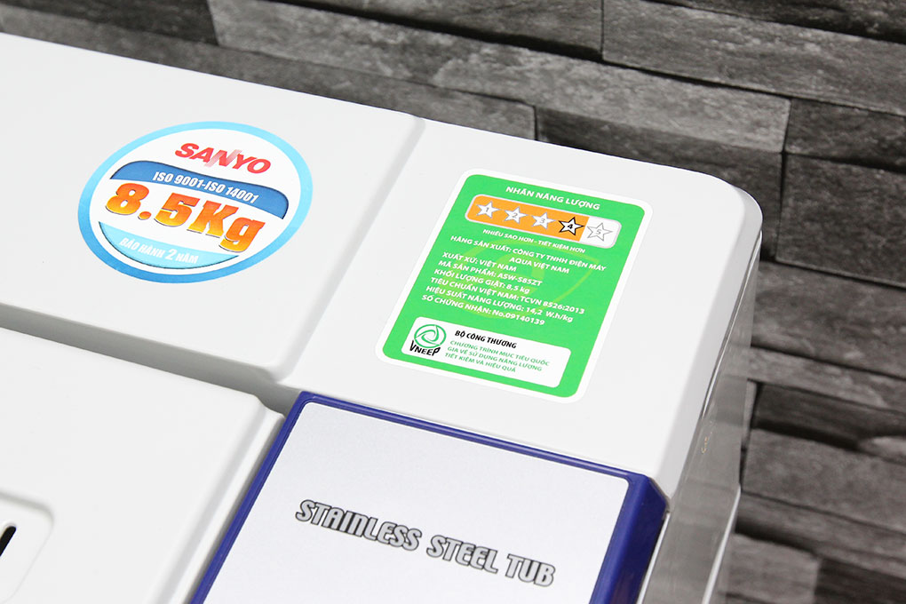 Máy giặt Sanyo 8.5 kg ASW-S85ZT