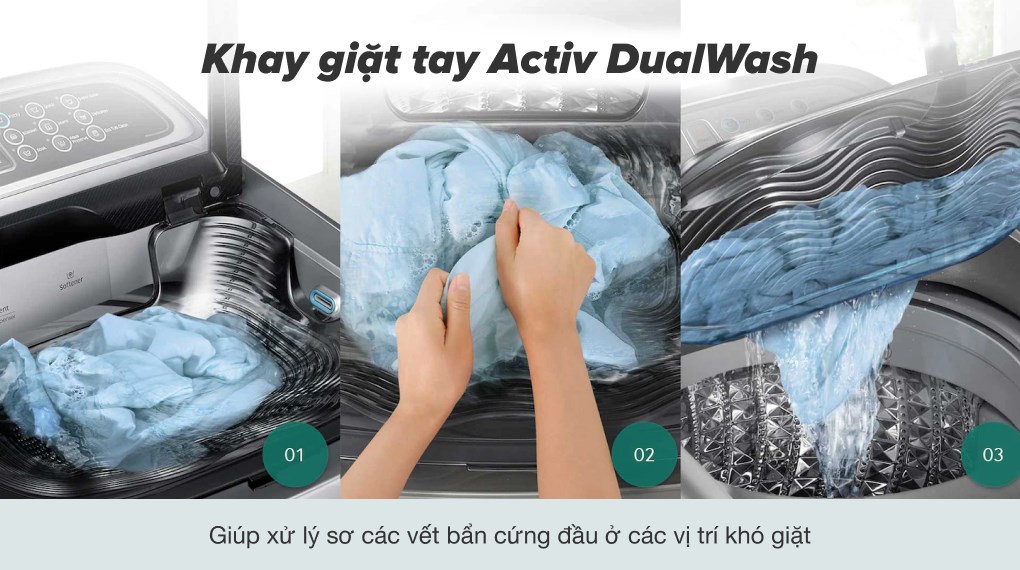 Máy giặt Samsung 10 kg WA10J5710SG/SV