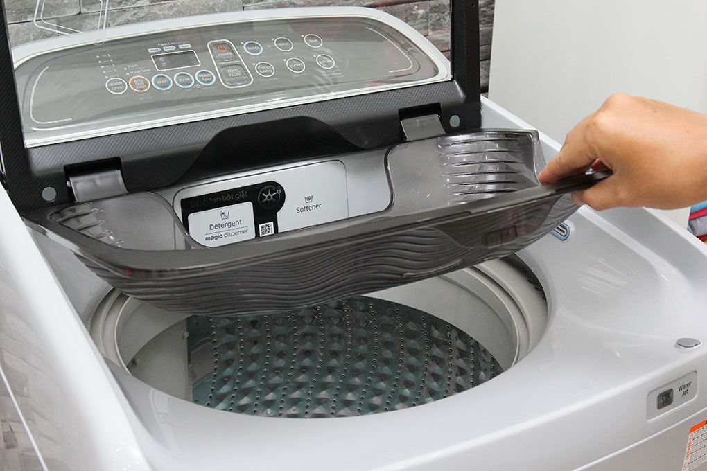 Máy giặt Samsung 10 kg WA10J5710SG/SV Màu Xám