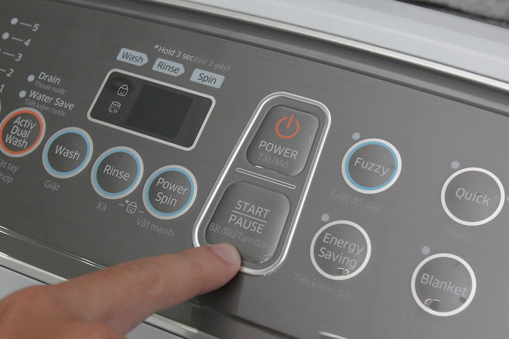 Máy giặt Samsung 10 kg WA10J5710SG/SV Màu Xám