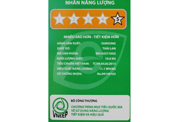 Máy giặt Samsung 10 kg WA10J5710SG/SV Màu Xám