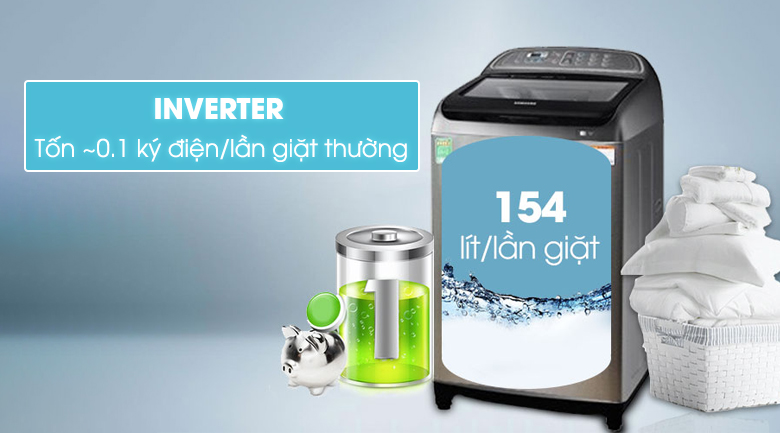 Máy giặt Samsung Inverter 12 Kg WA12J5750SP/SV