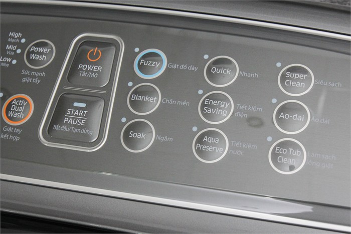 Máy giặt Samsung Inverter 12 Kg WA12J5750SP/SV Màu Xám