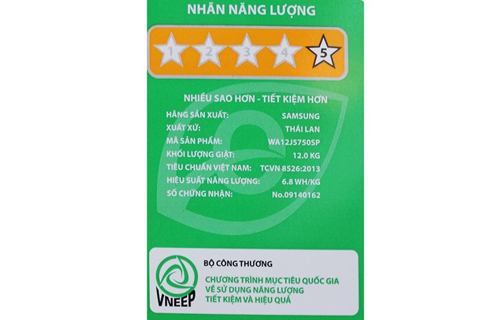 Máy giặt Samsung Inverter 12 Kg WA12J5750SP/SV Màu Xám