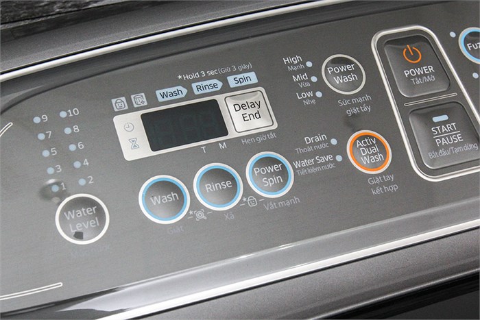 Máy giặt Samsung Inverter 12 Kg WA12J5750SP/SV Màu Xám