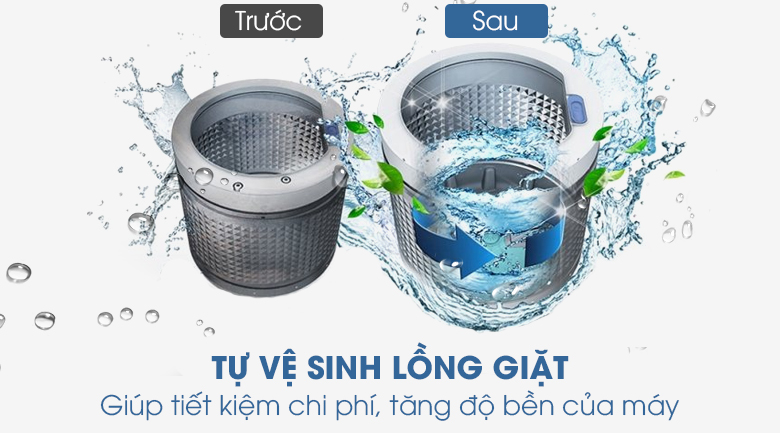 Máy giặt Samsung 9 kg WA90J5710SG/SV