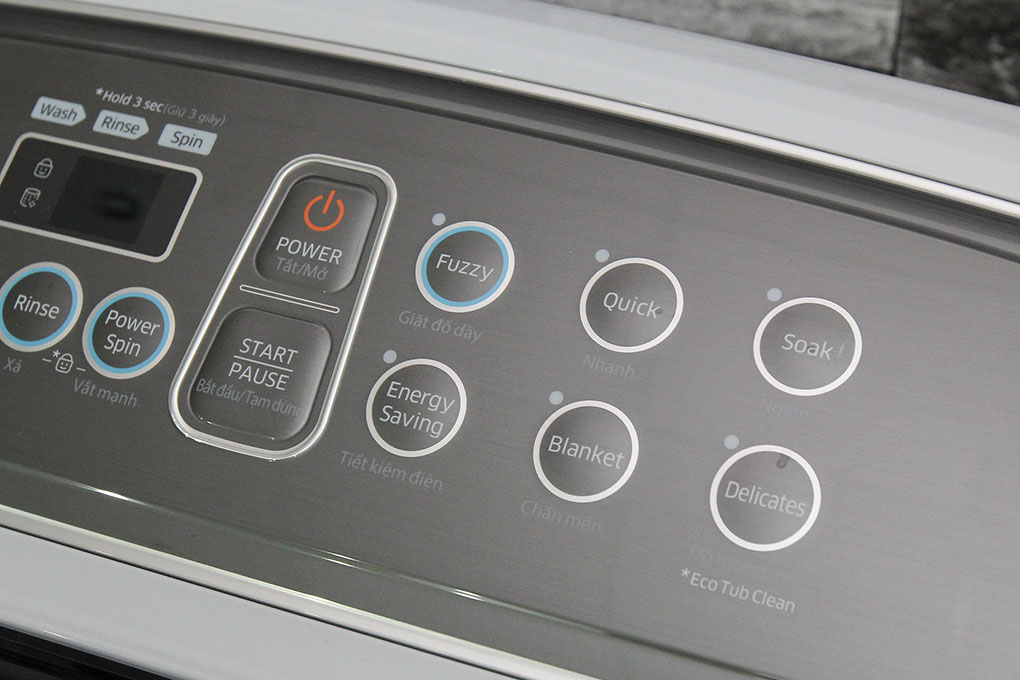 Máy giặt Samsung 9 kg WA90J5710SG/SV Màu Xám