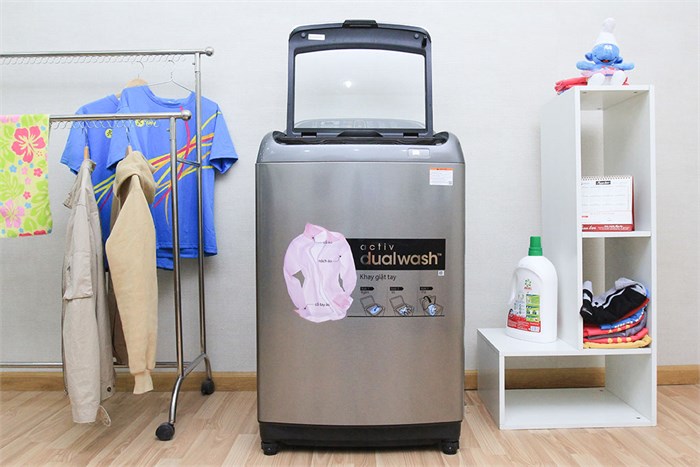 Máy giặt Samsung Inverter 14 Kg WA14J6750SP/SV Màu Inox