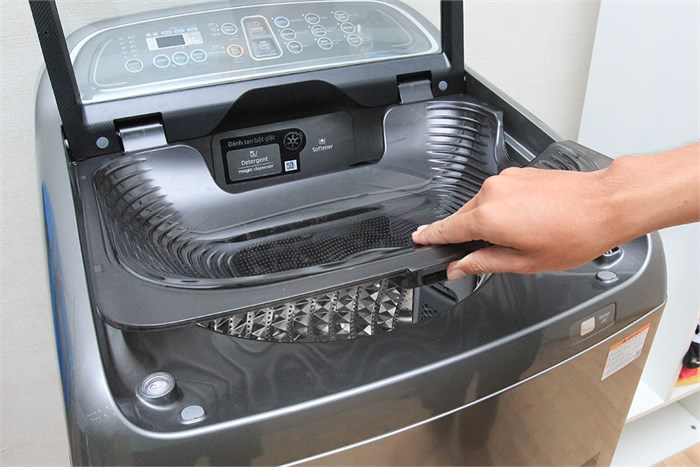 Máy giặt Samsung Inverter 14 Kg WA14J6750SP/SV Màu Inox