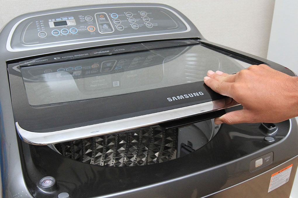 Máy giặt Samsung Inverter 14 Kg WA14J6750SP/SV Màu Inox