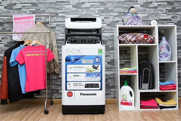 Máy giặt Panasonic 8.5 kg NA-F85A1WRV Màu Trắng - Đen