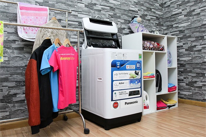 Máy giặt Panasonic 8.5 kg NA-F85A1WRV Màu Trắng - Đen