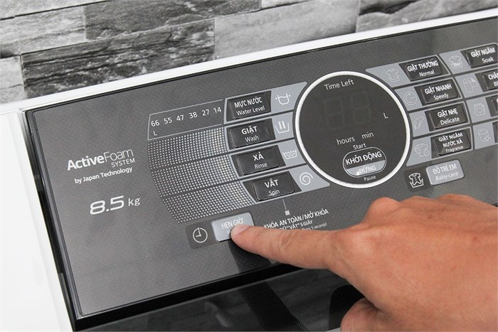 Máy giặt Panasonic 8.5 kg NA-F85A1WRV Màu Trắng - Đen