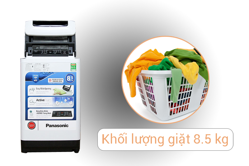 Khối lượng giặt 8,5kg